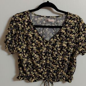 Two piece print crop top with matching skirt. All offers welcomed!